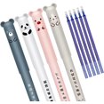 thumbnail image 1 of Refillable Pens, Erasable Black Ink, Comfortable Grip, Fast Drying And Superior Housing For Seamless Writing Adventures In School, Office, Home (4PCS), 1 of 6