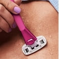 thumbnail image 2 of Athena Club Women's Razor Kit - Razor Handle, 2 5-Blade Refills, Shower Holder in Super Pink, 2 of 6