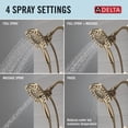 thumbnail image 5 of Delta Ashlyn 17 Series Dual-Function Shower Faucet Set with In2ition 2-in-1 Dual Shower Head with Handheld Spray, Gold 2-Handle Valve Trim Kit, Champagne Bronze (Valve Not Included), 5 of 8