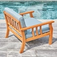 thumbnail image 4 of Wood Outdoor Sofa Chair with Cushion, 4 of 6