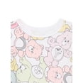 thumbnail image 2 of Care Bears Baby Girls Graphic Bodysuits with Short Sleeves, 2-Pack, Sizes 0/3M-24M, 2 of 3