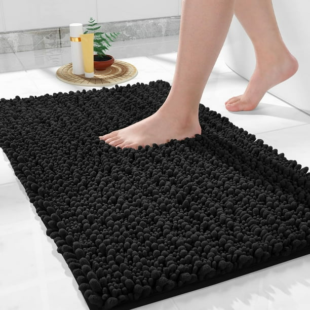 Alfombra de baño Yimobra, extrasuave, antideslizante, absorbente, 60 x 43 cm