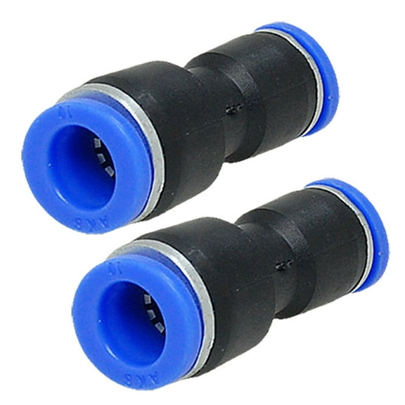 Unique Bargains Pneumatic Tube 10mm to 8mm Push In Fittings Adapter