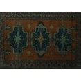 thumbnail image 1 of Ahgly Company Machine Washable Indoor Rectangle Persian Turquoise Blue Traditional Area Rugs, 5' x 7', 1 of 4
