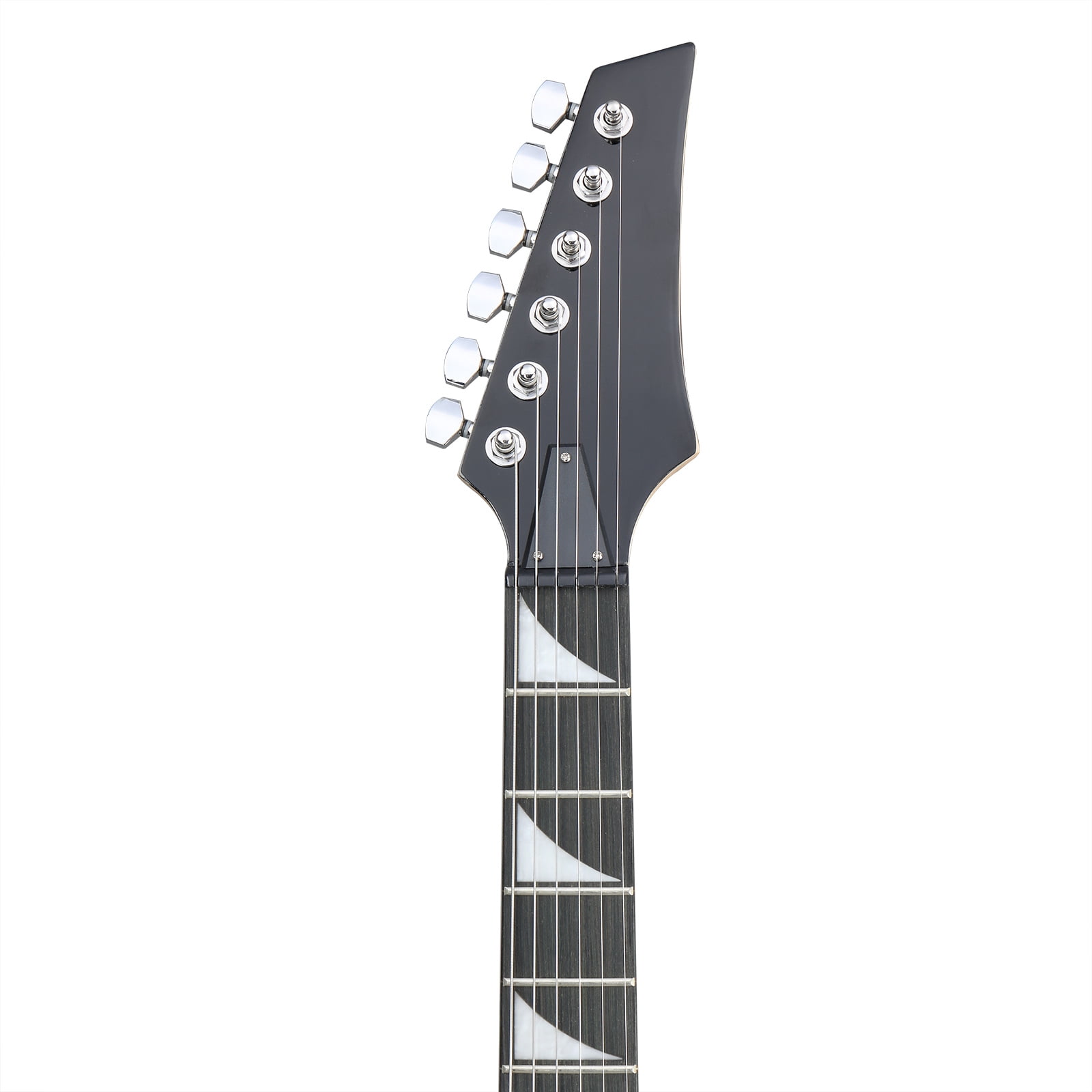 39in Electric Guitar HSH Pickups Black Complete Starter Kit for Hard Tiger-striped, Black