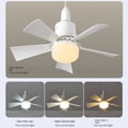 thumbnail image 2 of Ventilador de Techo con Control Remoto, 3 Velocidades, LED Regulable, Base E27, Inalámbrico, 2 of 5