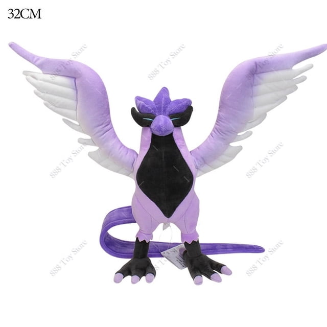 Peluche de Pokémon brillante Gyarados Charizard Mega Rayquaza Hisuian Zorua Ho-Oh Lucario Butterfree Anime Peluche niños regalo de Navidad