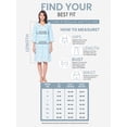 thumbnail image 6 of Casual Nights - Flannel Floral Long Sleeve Nightgowns for Women, Soft Lightweight Cotton & Lace Trim, Comfortable Lounging, Flower Blue Small, 6 of 7
