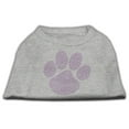 thumbnail image 3 of Pet Dog  Cat Shirt Rhinestone, "Purple Paw", 3 of 9