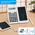 Is Notepad Screen White Scientific Calculator with Notepad 10-Digit Large Screen for ...