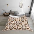 thumbnail image 6 of KLL Retro Dreamcatcher Print Fleece Throw Blanket, Horizontal Fleece Bedding Cute Soft Blankets Comfy Fleece Flannel Plush Home Decor for Couch & Bed -60"x50", 6 of 9