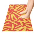 thumbnail image 2 of Bath Mat Soft Plush Non-Slip Absorbent Bathroom Rugs 39"x20" French Fries, 2 of 8