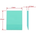 thumbnail image 4 of DGAGA 6 Pieces Mini Squeegees, Self Adhesive Screen Stencil Printing Tools Squeegee Turquoise Silicone for Applying Mesh Transfer Ink or Chalk Paste Scraper, 4 of 6