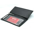 thumbnail image 4 of RFID Blocking Genuine Leather Standard Checkbook Cover Holder Thin Wallet, 4 of 11