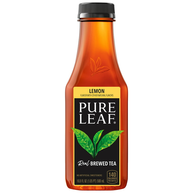 Pure Leaf Lemon Real Brewed Tea, 16.9 fl oz, 6 Pack 