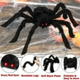 thumbnail image 4 of SAYFUT 3PCS Spider Plush Toy, 35.43''/ 29.53''/ 19.68'' Large Spider Plush Toy Realistic Hairy Spider Party Scary Decoration Haunted House Prop Indoor Outdoor Yard Decor, 4 of 8