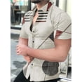 thumbnail image 3 of Nuevas camisas a cuadros para hombre, camisas casuales de verano con estampado 3D, camisas de playa hawaianas, camisas de manga corta con solapa, blusas de calle, ropa para hombres y mujeres, 3 of 5