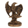 thumbnail image 2 of Figura de águila Colección decorativa Estatua de pájaro Estatua de resina Escultura animal bronce, 2 of 9
