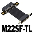 thumbnail image 2 of Cable de Extensión PCI-e X4 A X4, Adaptador Conversor Extensor PCI Express, Compatible con Tarjeta de Red SSD, Tarjeta USB, 20 cm, 2 of 5