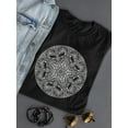 thumbnail image 3 of Ornamental Round Shape T-Shirt Women -Image by Shutterstock, Female XX-Large, 3 of 4