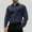 Navy, variant on Men's Slim Fit Stretch Dress Shirt Business Casual Solid Color Long Sleeve Shirts Button Down Shirt