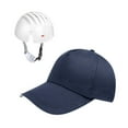 thumbnail image 3 of Kuntesetty Sports Bump Hat Baseball Bump Hat with Cap Insert Shockproof Summer Hard Cap for Navy, 3 of 9