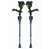 Ergobaum Junior Ergonomic Forearm Crutches- Juvenile- Blue