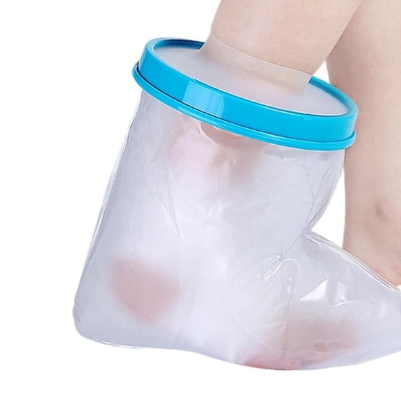 MOMOJIA Reusable Plastic Foot Cover For Bathing And Swimming Protect Surgical Wounds