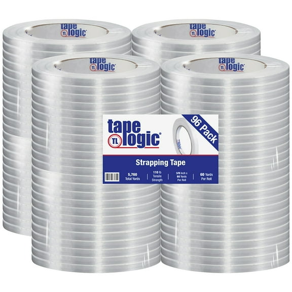 Tape Logic Strapping Tape,3"/8"x60yd.,PK96 T9121300