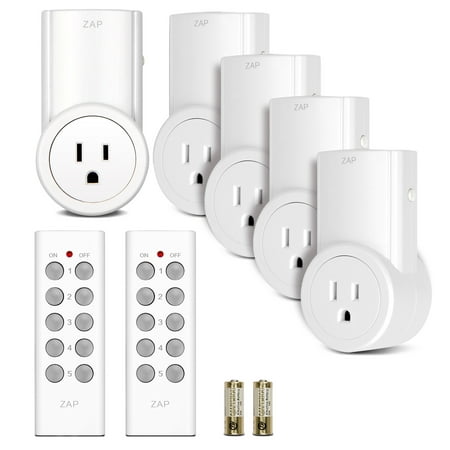 Etekcity Indoor Wireless Remote Control Power Outlet Light Switches 5-2