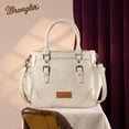 thumbnail image 4 of Wrangler Tote Bags for Women Medium Crossbody Purses Designer Top Handle Handbags, Beige, 4 of 7