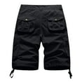 thumbnail image 3 of Cathalem Cargo Workout Shorts for Men Cargo Shorts for Men Casual Work Shorts Fit Sports Outdoor(Black,32), 3 of 3