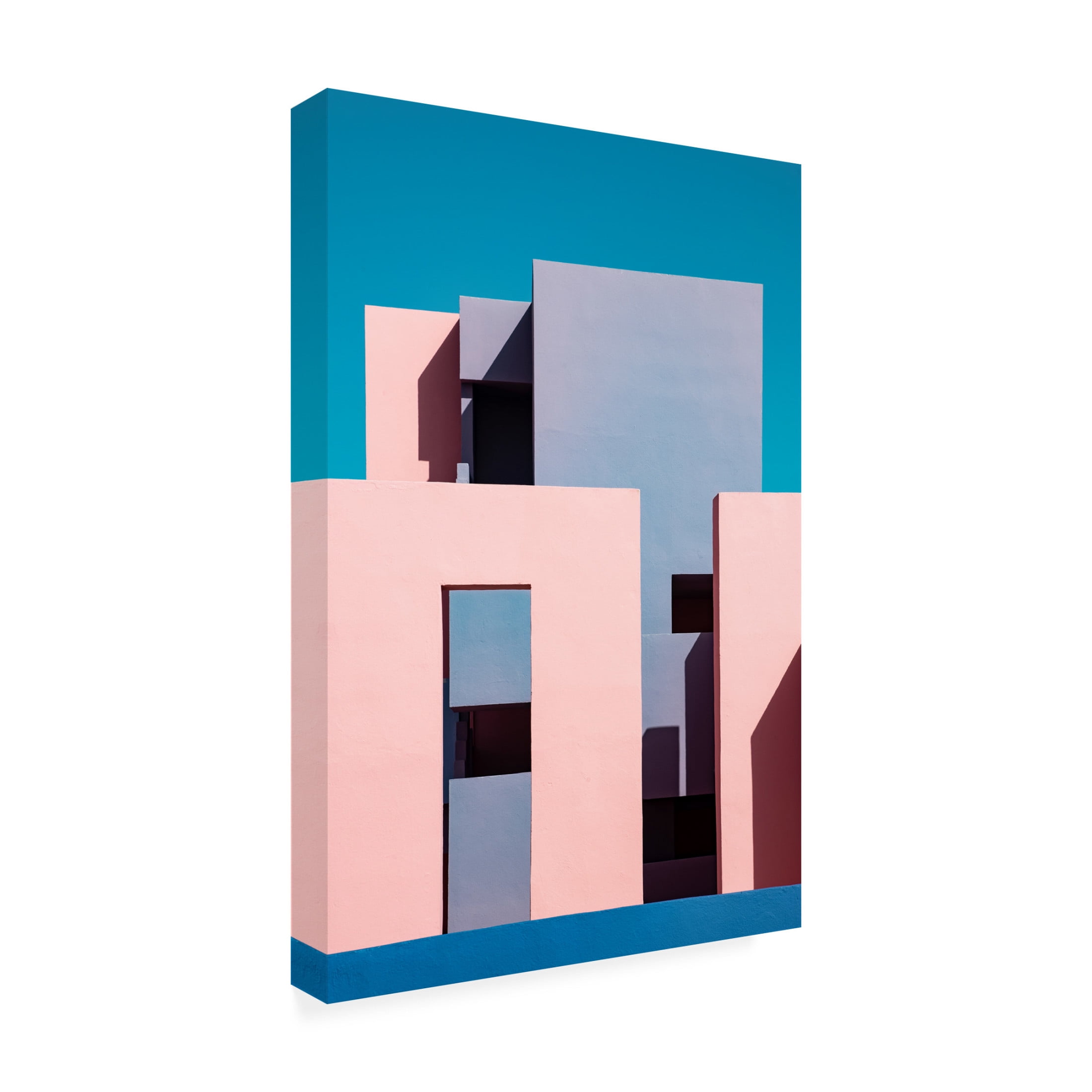 Trademark Fine Art Linda Wride Muralla Roja 1 Canvas Wall Art
