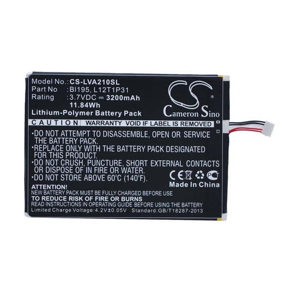 3200mAh LE L12T1P31 BL195 Battery for Lenovo R6907 A2107 A2207 A2