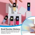 thumbnail image 4 of Uxcell Reflective Round Small Number Stickers, Self Adhesive Laser Consecutive Numbered Stickers Numbers 9, 4 of 7