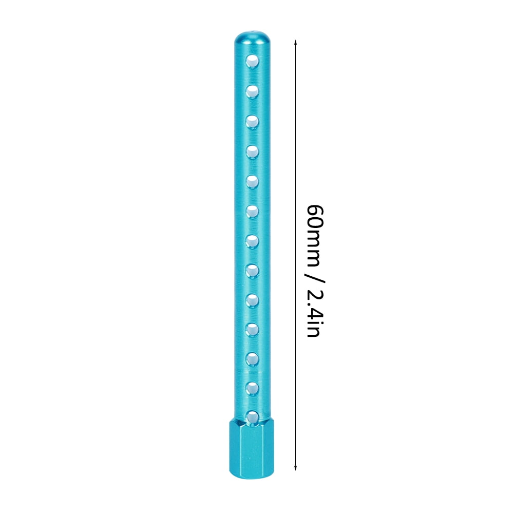 RC Car Shell Column, 4 teilige RC Karosserie Shell Pfostenhalter aus Aluminiumlegierung RC Ersatzteile für HSP 1/10 122037(Blau) Other Outdoor Play For Children
