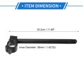 thumbnail image 6 of Unique Bargains 1 Pair Motorcycle Handlebar, 36mm Handle Bar Universal for ATV Durable Aluminum Alloy Black, 6 of 6