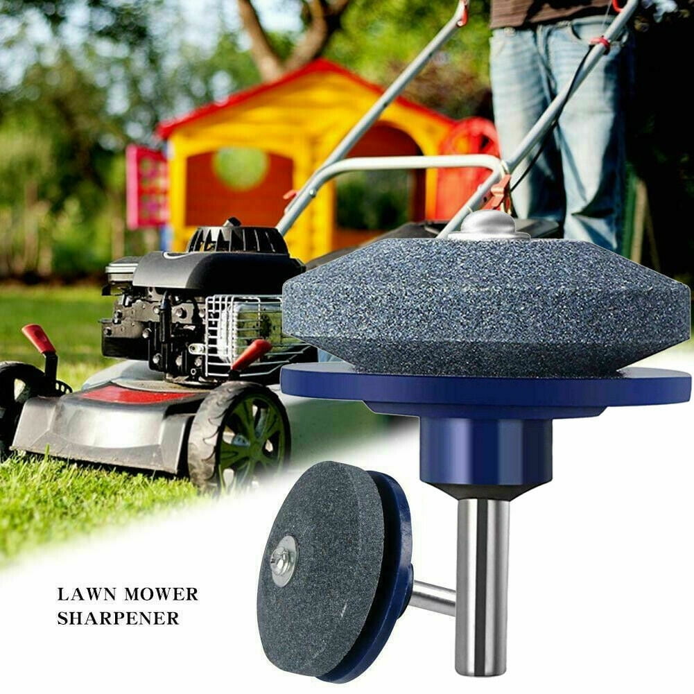 Lawn Mower Blade Sharpener For Drill Reviews : 4Pcs Faster Blade Sharpener Lawn Mower Sharpener Lawnmower ... : You simply attach the sharpener to your power drill and use the spinning sharpener to work on your lawn mower blade.