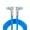 Blue, variant on chubbycable RotateX 240W 180° Rotating USB C to USB C Cable, Orange, 3.3ft