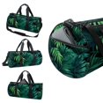 thumbnail image 3 of Palm Leaves Large Capacity Sports Bag with Interior Zipper Pocket, 17.7 Inches - Swim Bag, Duffle Bag, Dance Bag, Travel Tote Included, 3 of 6