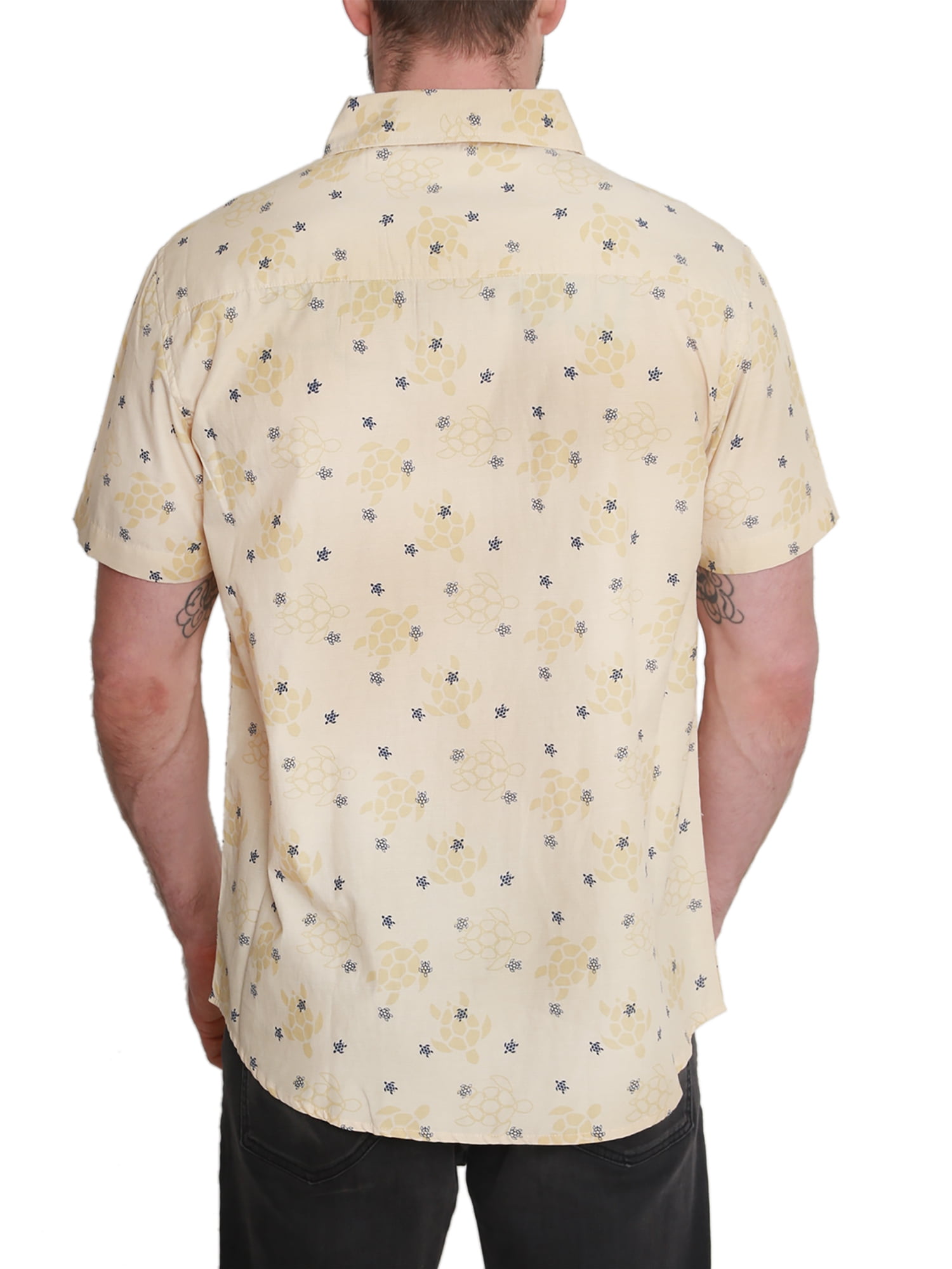 Pacific Marlin Men's Short Sleeve Hawaiian Woven Shirt