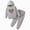T063-Grey, variant on Zuwimk Toddler Boy Girls Sweatsuit Heart-shaped Graphic Printed Hoodie Sweatshirt and Jogger Pant Sets(T063-Purple)