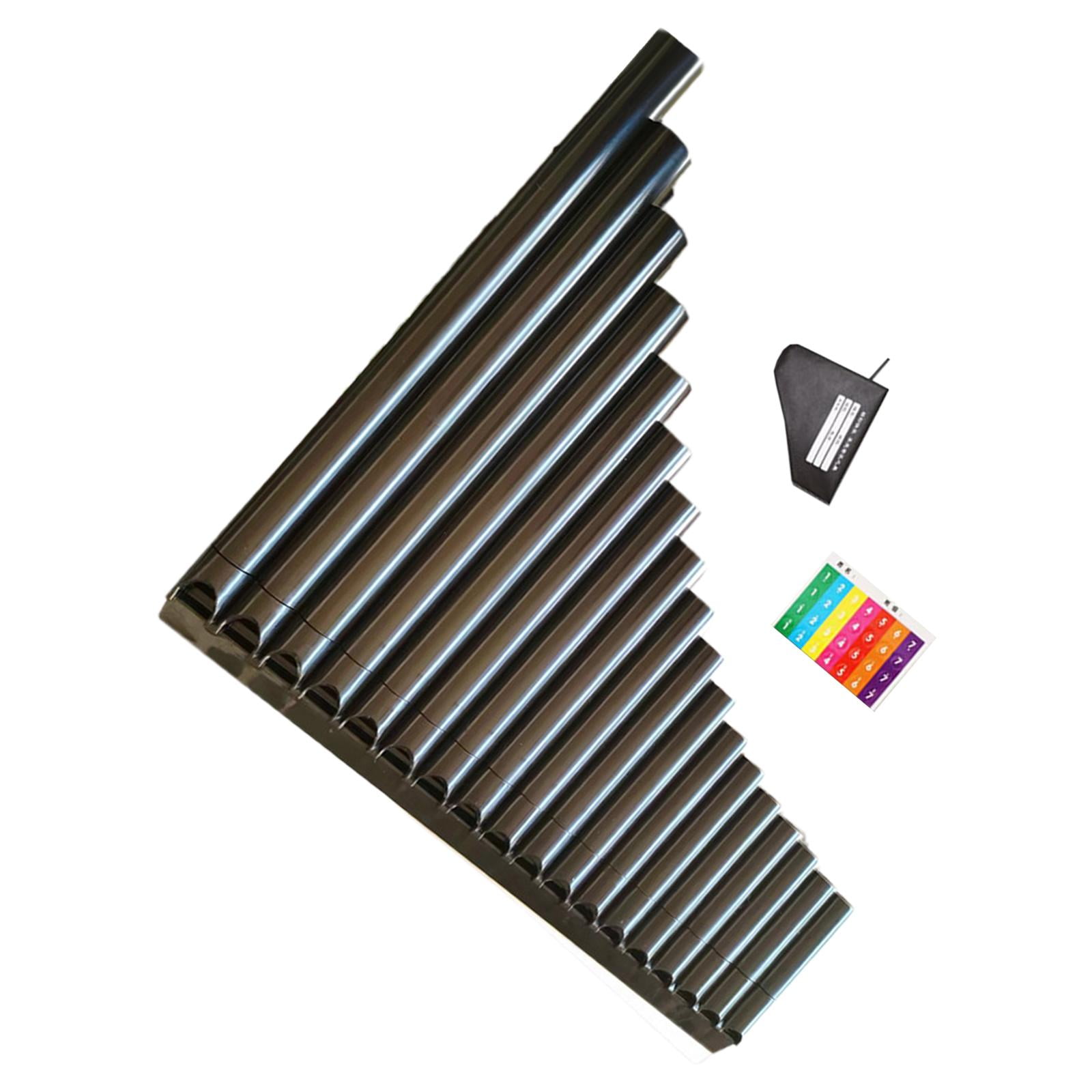 LeeQinersw Pan Flute C Tone 18 Tube Comfortable to Hold Handmade Easy Learning Folk Musical