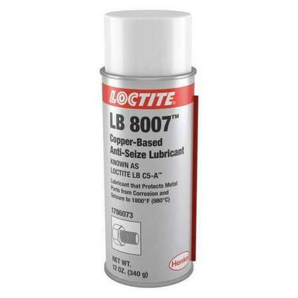 LOCTITE 1786073 AntiSeize,12 oz,Copper,Spray Can LB 8007(TM) C5A(R