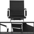 thumbnail image 4 of Giantex Chaise de Conférence, Chaise de Bureau en Cuir PU Robuste, (4), 4 of 6