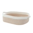 thumbnail image 1 of Rectangular Cotton Rope Storage Basket Toy Storage Basket Bathroom Storage Basket, B, 1 of 6