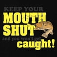 thumbnail image 3 of CafePress - Keep Your Mouth Shut (Fishing) Kids Dark T Shirt - Dark T-Shirt Kids XS-XL, 3 of 4
