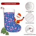 thumbnail image 5 of Daiia Science Experiment Print Christmas Stocking，18"Large Knitted Xmas Stocking for Kids, Family Stocking for Fireplace Christmas Holiday Party Decoration, 5 of 7