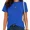 A-Blue, variant on Unisex Christian Evangelism T-shirts "Make Heaven Crowded" Graphic Tee Inspirational Casual Tops White, S