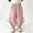 Pink, variant on Liyamei Girls Soft Breathable Leggings with Loose Fit and Knot for Summer Casual Size 3-9 Years